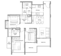Three 11 (D20), Apartment #603675591
